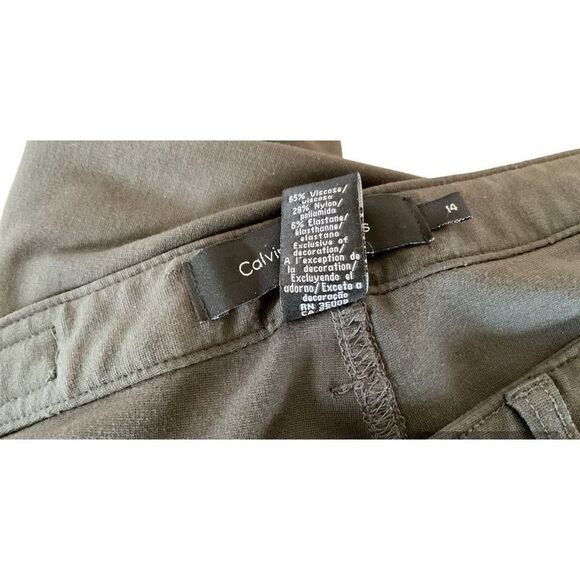 Dark Grey Calvin Klein Jeans Slacks 14 - Picture 5 of 5